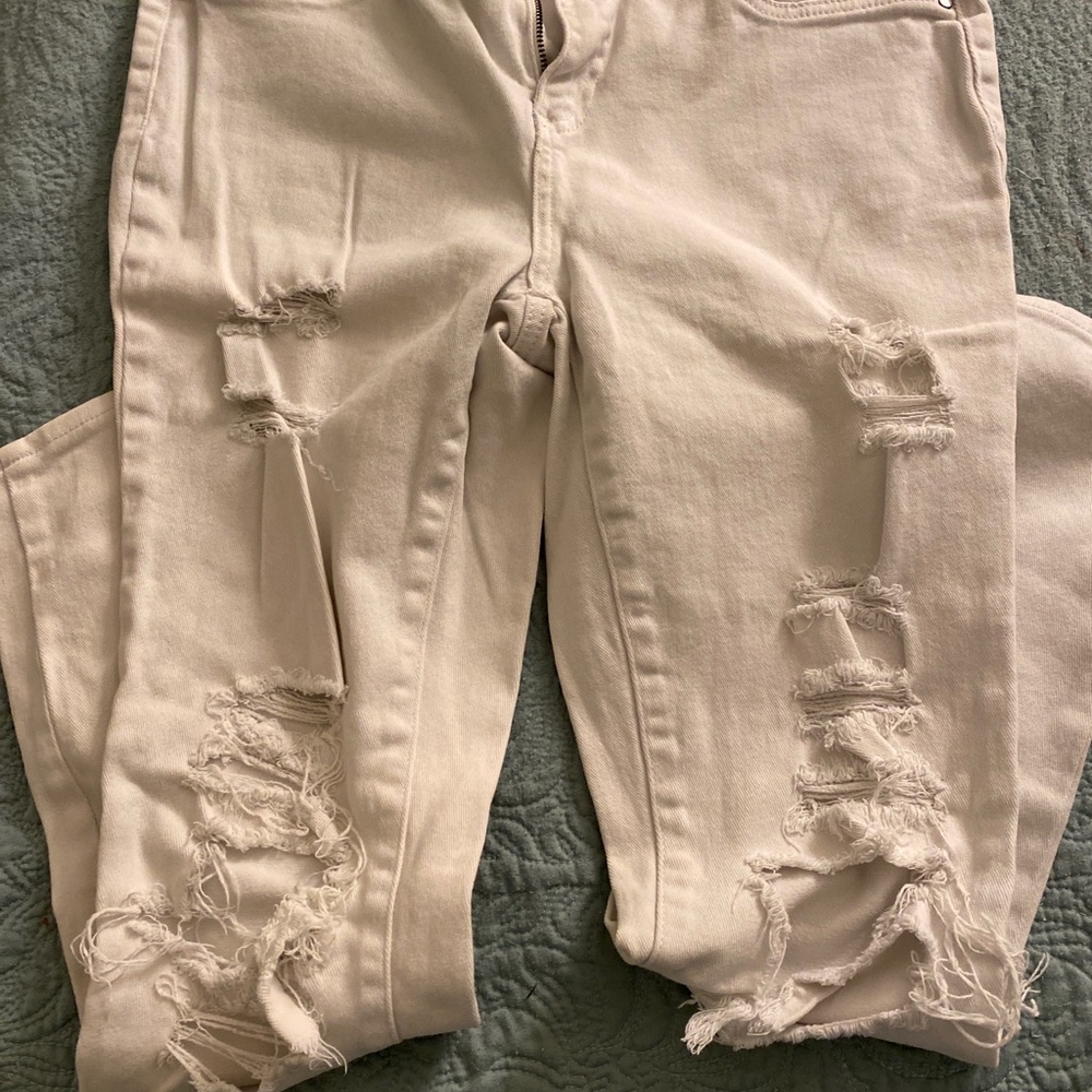 Faded Glory Distressed Jeans. size 10